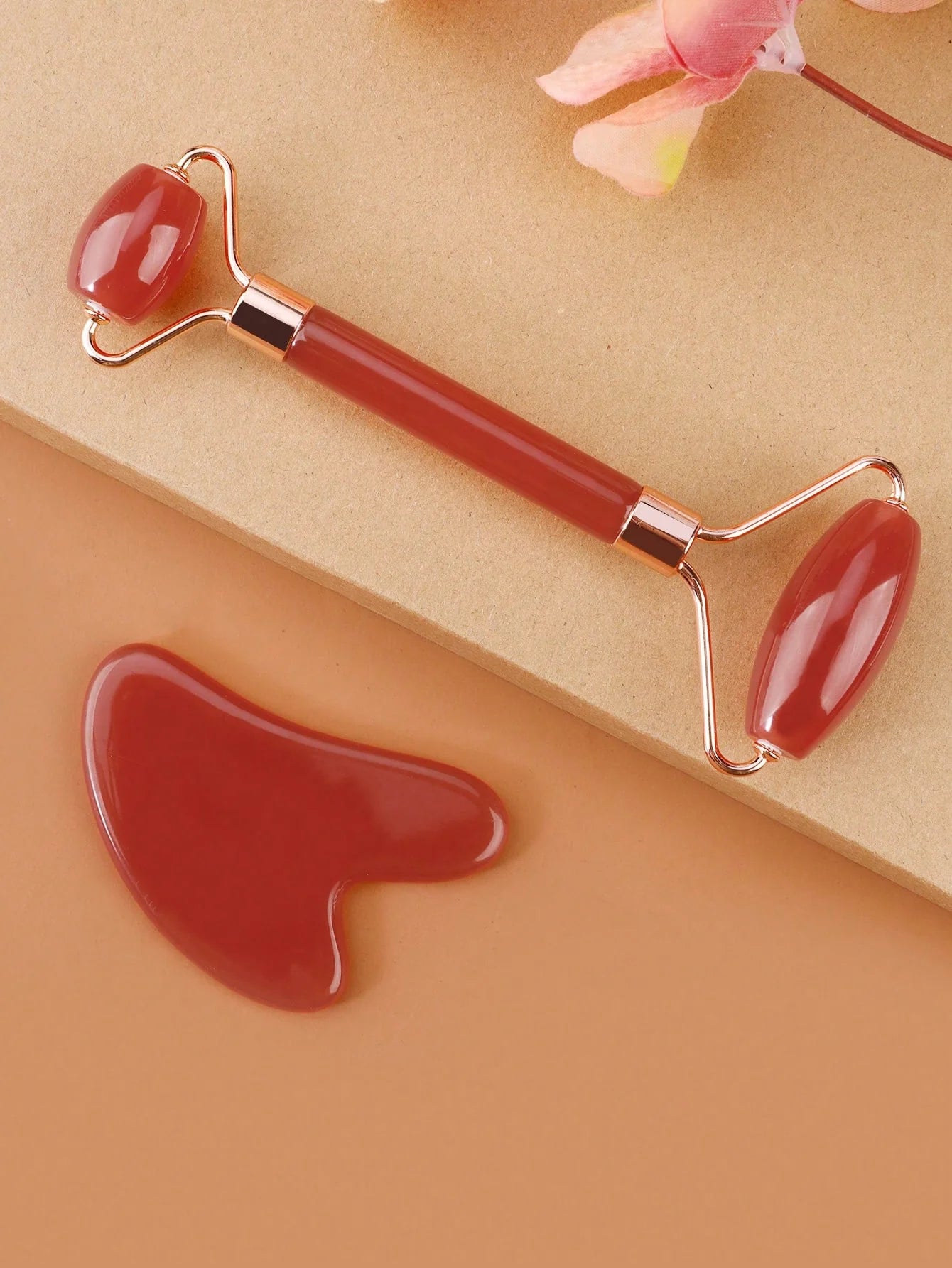 Roller & Gua Sha – Set Ritual Masaj Facial Zilnic