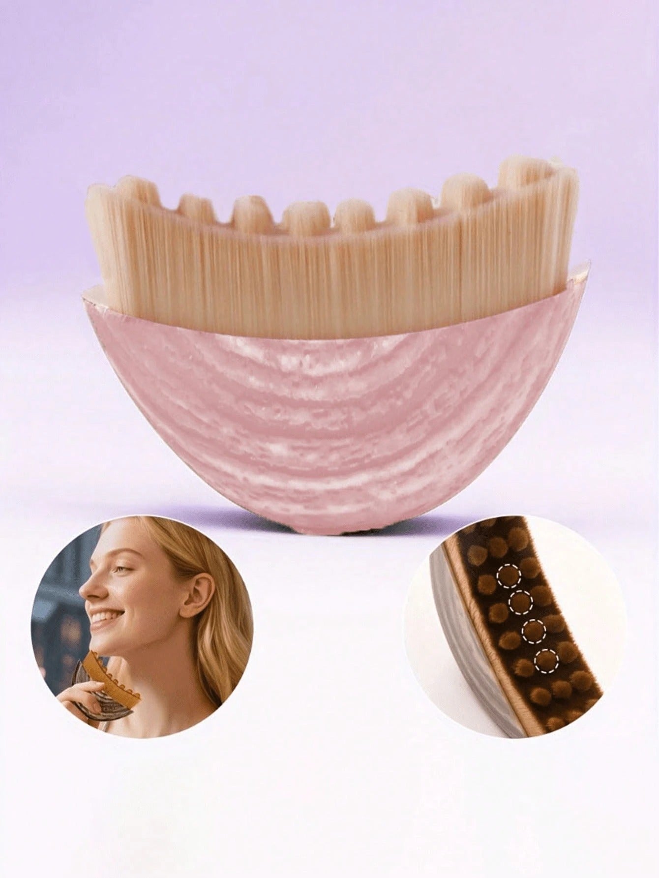 Perie Facială Drenaj Limfatic – Curățare Profundă și Ten Revitalizat