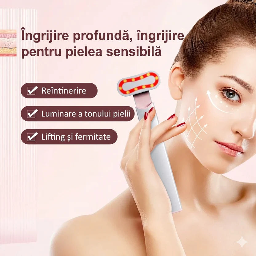 LED Red Light Therapy – Lifting Facial Natural și Ten Ferm Rapid