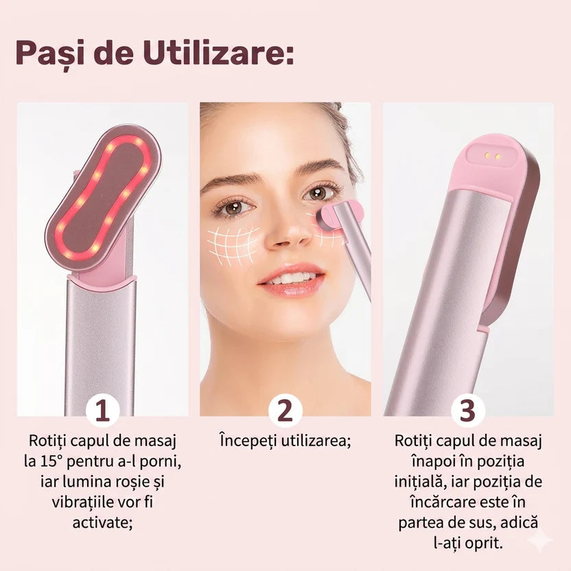 LED Red Light Therapy – Lifting Facial Natural și Ten Ferm Rapid