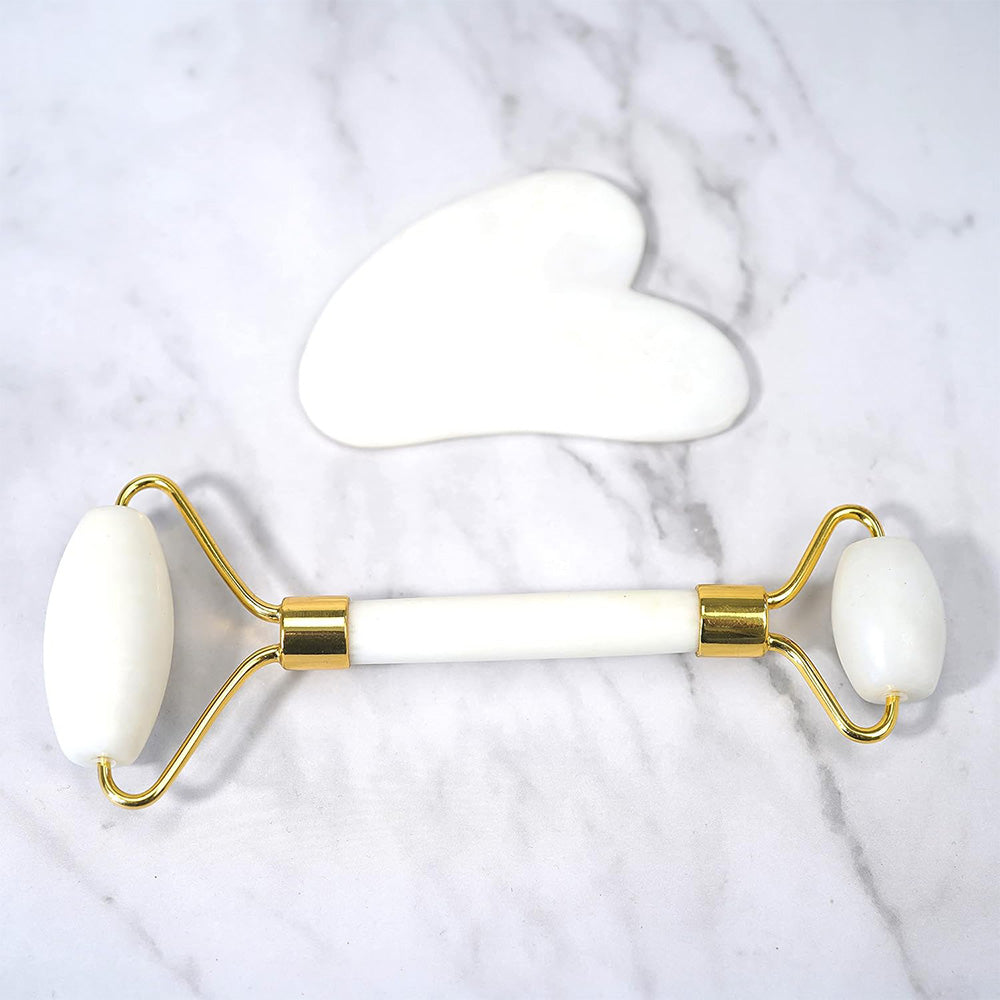 Roller & Gua Sha – Set Ritual Masaj Facial Zilnic