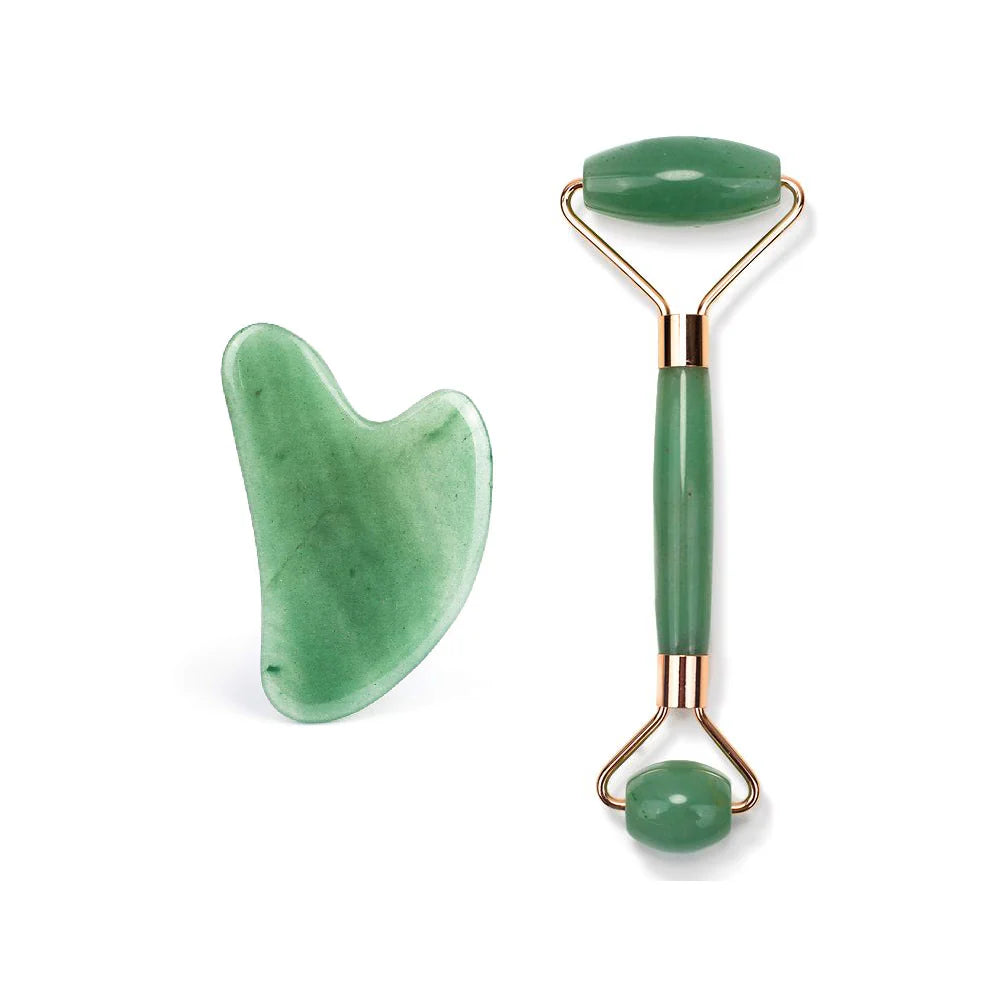 Roller & Gua Sha – Set Ritual Masaj Facial Zilnic