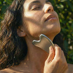 Gua Sha Oțel Inoxidabil – Sculpting Facial și Drenaj Limfatic Natural