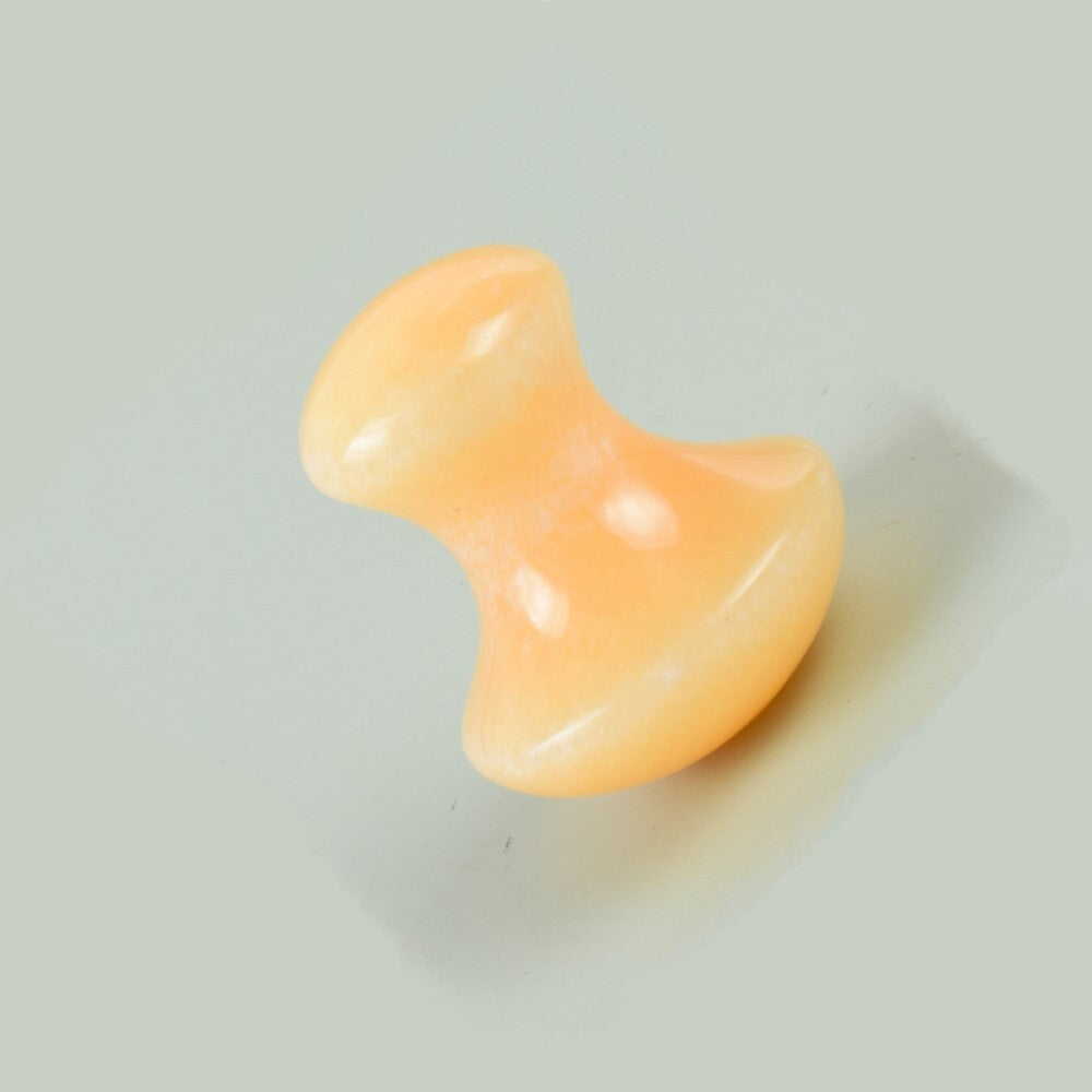 Gua Sha Ciupercă din Cuarț – Drenaj Facial, Lifting și Strălucire Naturală